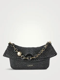 Loewe x Paula's Ibiza Small Ola Raffia Shoulder Bag