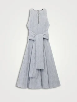 Loewe x Paula's Ibiza Tie-Front Midi Dress