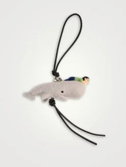 Loewe x Suna Fujita Whale Felt Bag Charm