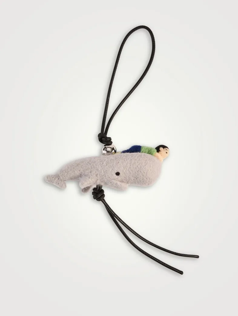 Loewe x Suna Fujita Whale Felt Bag Charm