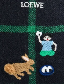 Loewe x Suna Fujita XL Puzzle Fold Tartan Tote Bag