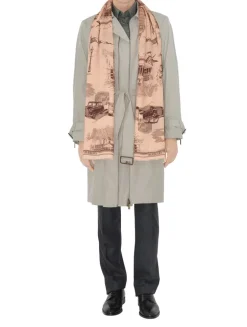 London Landmarks Wool Silk Scarf