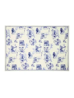 London Landmarks Wool Silk Scarf