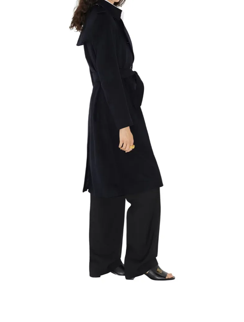 Long Cashmere Blend Kensington Trench Coat