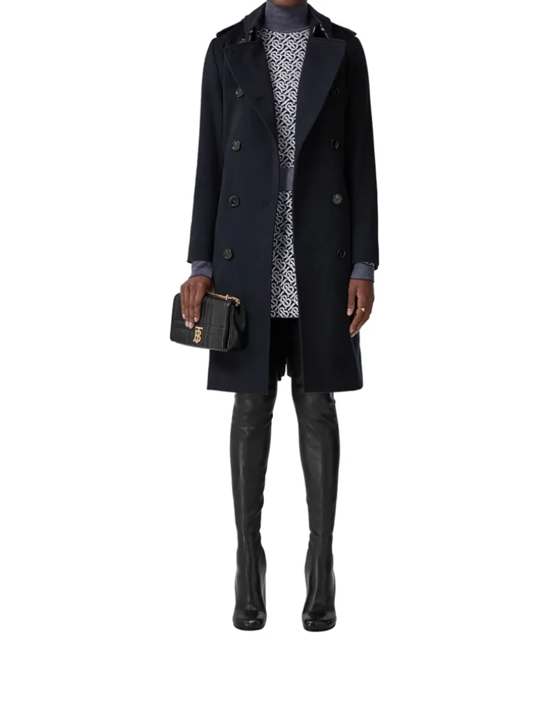 Long Cashmere Blend Kensington Trench Coat