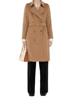 Long Cashmere Blend Kensington Trench Coat