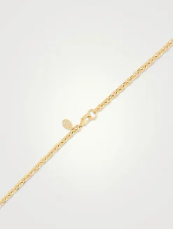 Long Pearl Chain Necklace