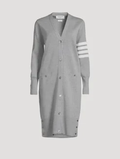 Longline Wool Cardigan