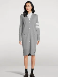 Longline Wool Cardigan