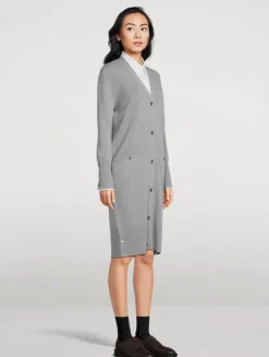 Longline Wool Cardigan