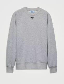 Long-sleeved Cotton Sweatshirt