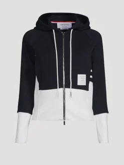 Loopback Zip-Front Hoodie