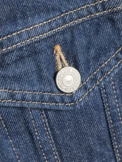 Loose-Fit Denim Vest