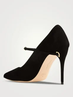 Lorenzo Mesh And Suede Pumps