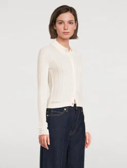Lottie Pointelle Cardigan