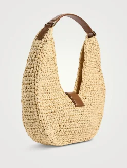 Lou Raffia Tote Bag