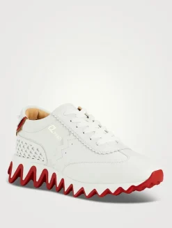 Loubishark Donna Neoprene And Leather Sneakers