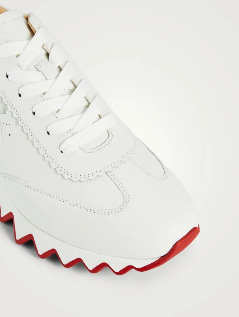 Loubishark Donna Neoprene And Leather Sneakers