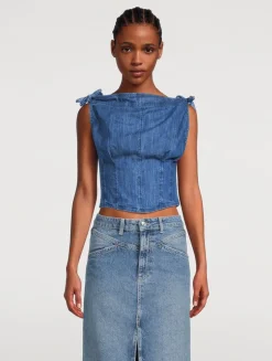 Louie Denim Top