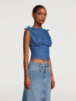Louie Denim Top