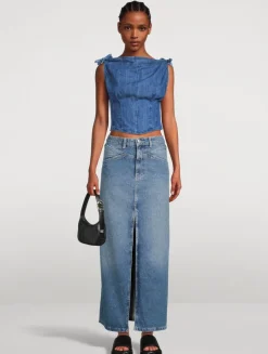 Louie Denim Top