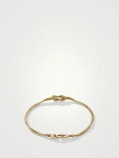 Love Knot 14K Gold 3.6mm Chain Bracelet