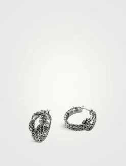 Love Knot 20mm Hoop Earrings