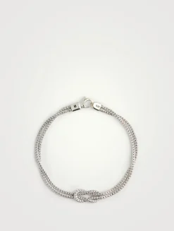 Love Knot 1.8MM Silver Bracelet