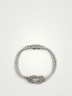 Love Knot 3.5MM Silver Bracelet
