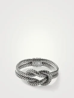 Love Knot Silver 6.5mm Small Chain Bracelet