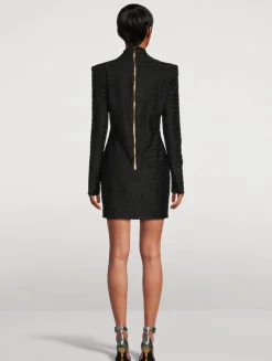 Love Letter Jacquard Knit Mini Dress