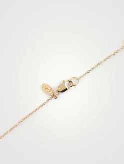 Love Letter 14K Gold A Necklace With Diamond