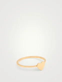 Love Letter 14K Gold Heart Ring
