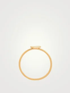 Love Letter 14K Gold Heart Ring