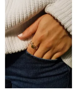 Love Letter 14K Gold Heart Ring