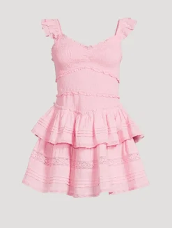 Lovine Smocked Mini Dress