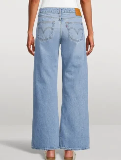 Low-Rise Wide-Leg Jeans