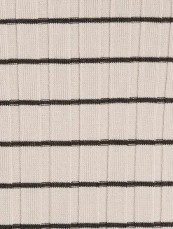 Luca Ribbed Long-Sleeve T-Shirt In Stripe Print