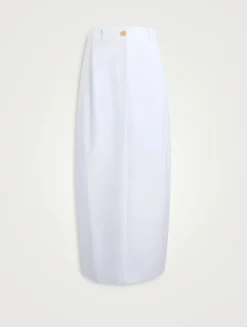 Lucian Poplin Midi Skirt
