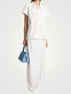 Lucian Poplin Midi Skirt