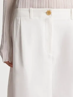 Lucian Poplin Midi Skirt