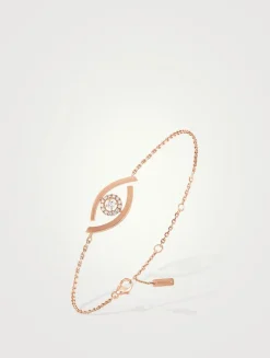 Lucky Eye 18K Gold Bracelet With Diamonds