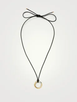 Lucy Williams Entwine Pendant Cord Necklace