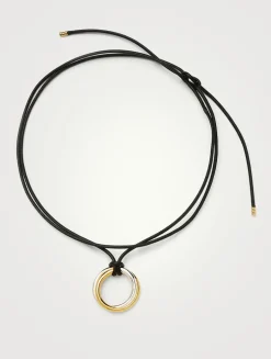 Lucy Williams Entwine Pendant Cord Necklace