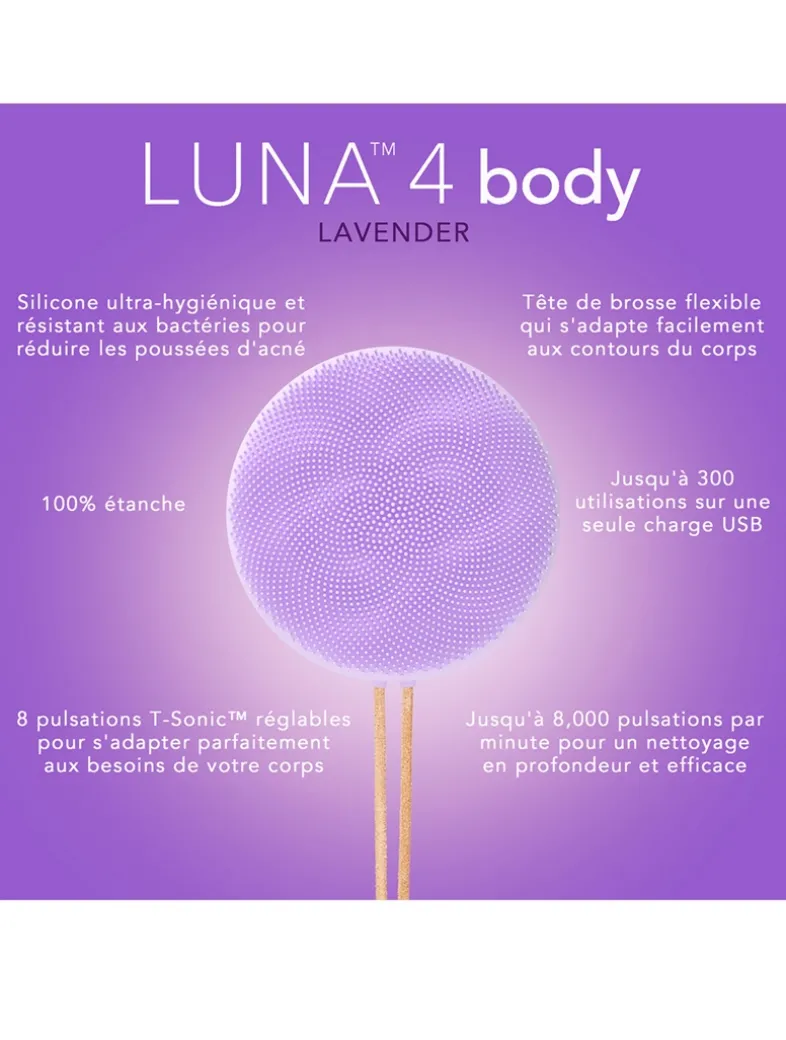Luna 4 Body Brush - Lavender