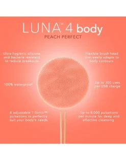 Luna 4 Body Brush - Peach Perfect