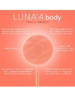 Luna 4 Body Brush - Peach Perfect