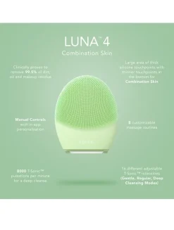 LUNA™ 4 Facial Cleansing & Firming Massage for Combination Skin