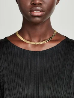 Luna 18K Gold Choker Necklace
