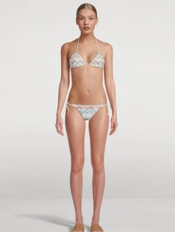 Lurex Crochet Bikini Set